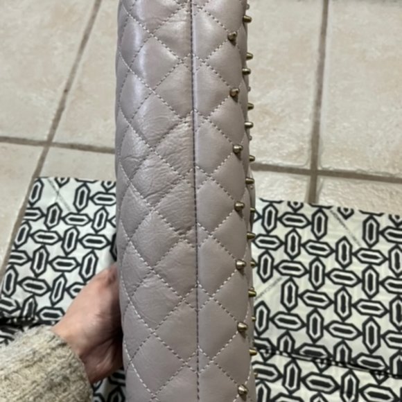 Rebecca Minkoff Affair Shoulder Bag in Quilted Leather with Studs in Tortola - Picture 5 of 7